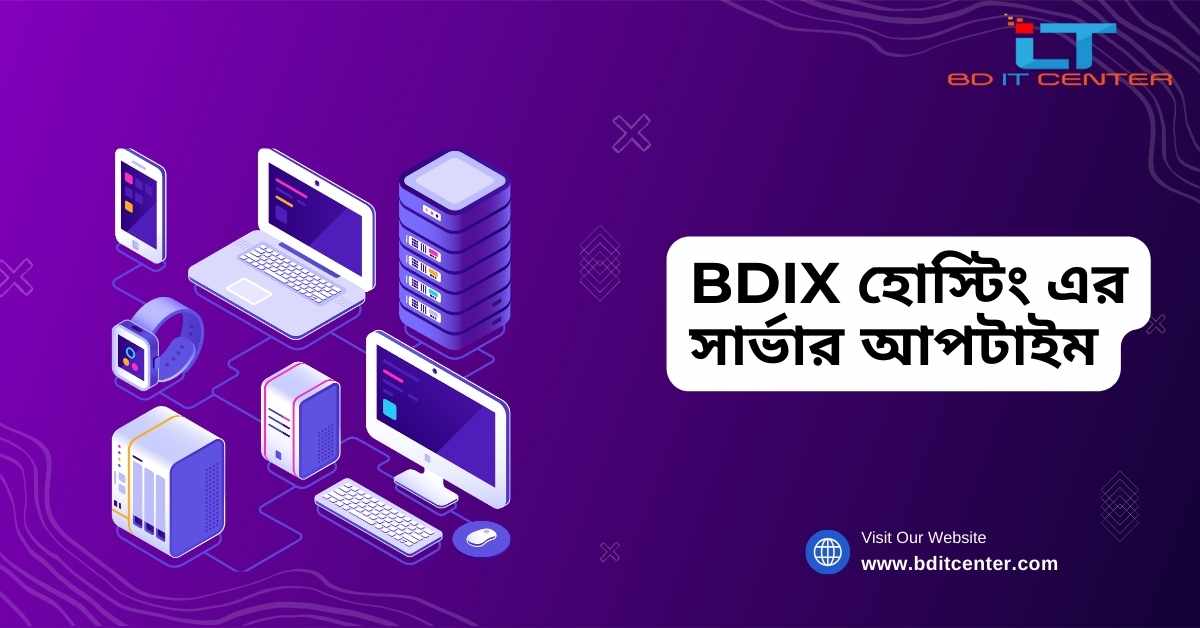 BDIX হোস্টিং এর সার্ভার আপটাইম: কেন এটি গুরুত্বপূর্ণ এবং BD IT CENTER এর সেরা সেবা