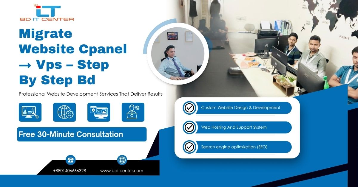 Migrate Website cPanel to VPS – Step-by-Step Guide BD