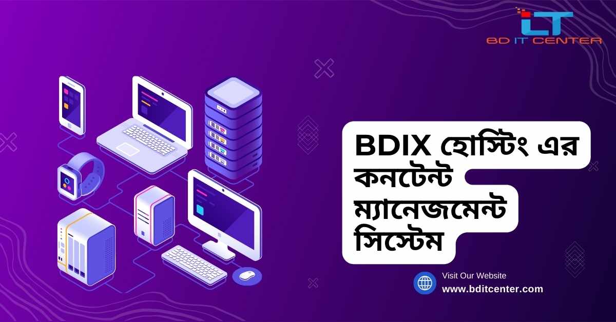 BDIX হোস্টিং এর কনটেন্ট ম্যানেজমেন্ট সিস্টেম: দ্রুত ও নির্ভরযোগ্য সেবা | BD IT CENTER