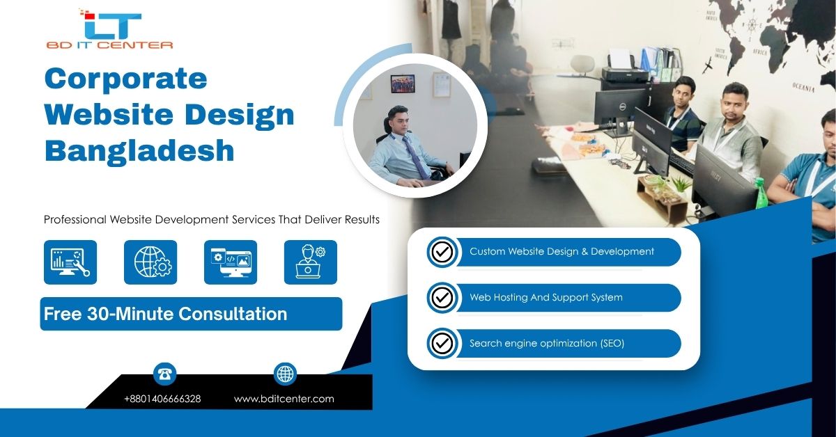 Corporate Website Design Bangladesh | BD IT CENTER