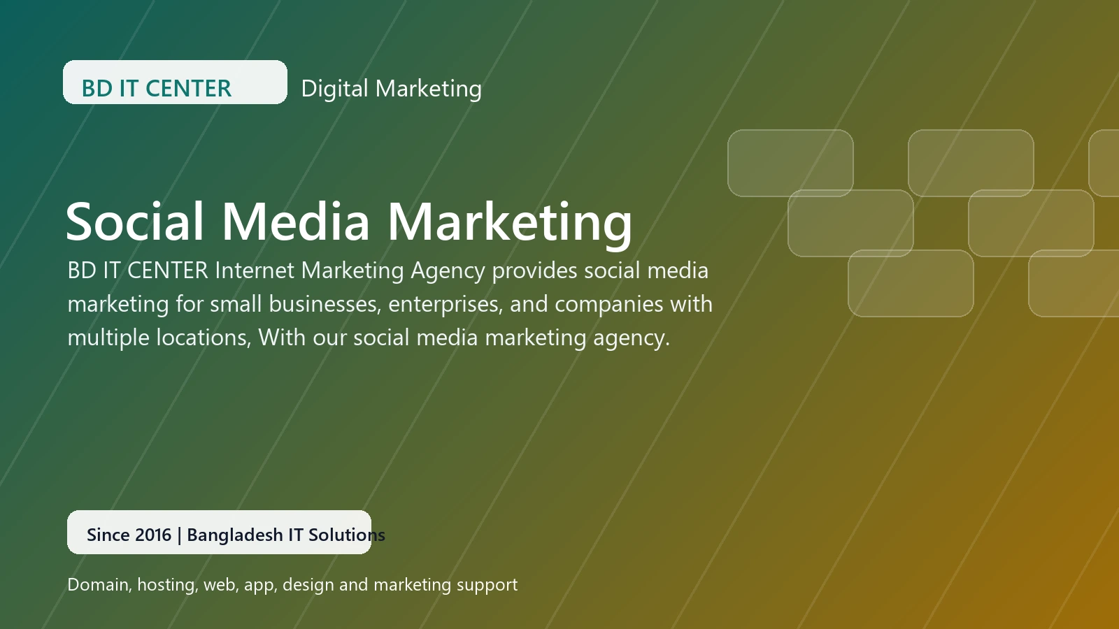 Social Media Marketing banner